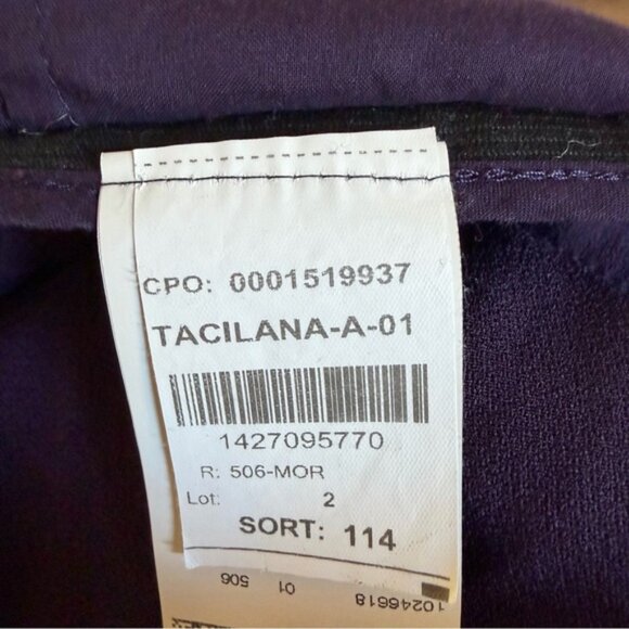 BOSS Purple Junata Jacket and Tacilana Pantsuits Size 6/4 - 41330 - Picture 12 of 16